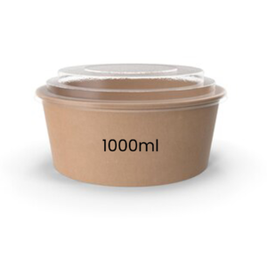 Round Kraft Bowl (1000ml) 50pieces