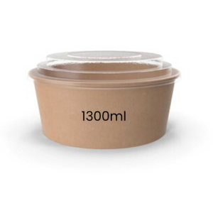 Round Kraft Bowl (1300ml) 50pieces