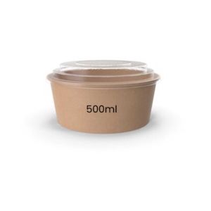 Round Kraft Bowl (500ml) 50pieces