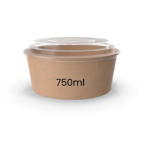 Round Kraft Bowl (750ml) 50pieces