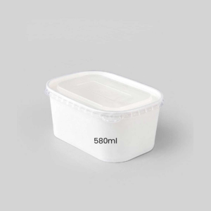 White Kraft Square Bowl (580ml) 50pieces